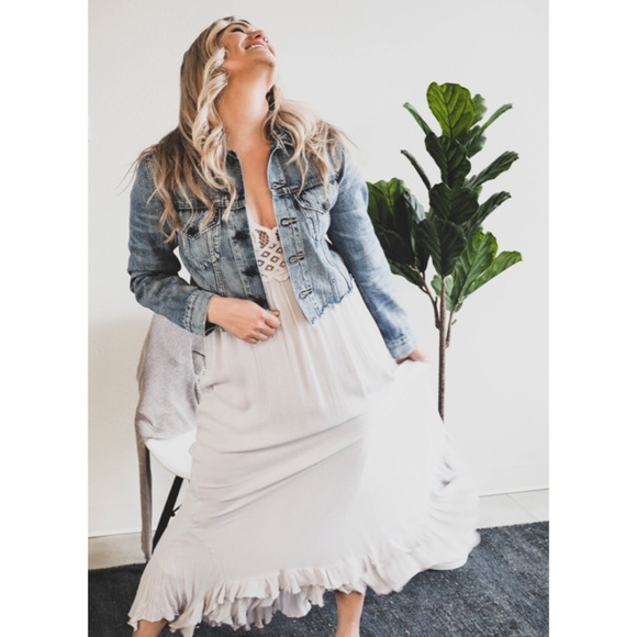 Free People Dresses & Skirts - Free People Adella Maxi Dress in Silver
